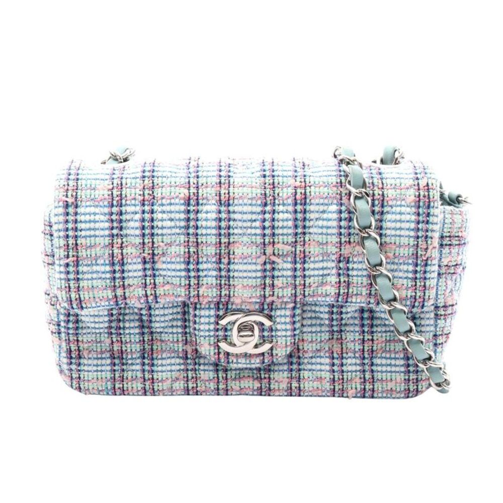 Chanel Mini Matelasse 20 Shoulder Bag Fabric